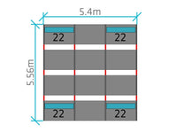 5 kW PV Komplettset Flachdach SÜD (Optional Speicher)