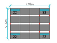 7 kW PV Komplettset Flachdach SÜD (Optional mit 5/10 kWh Speicher)