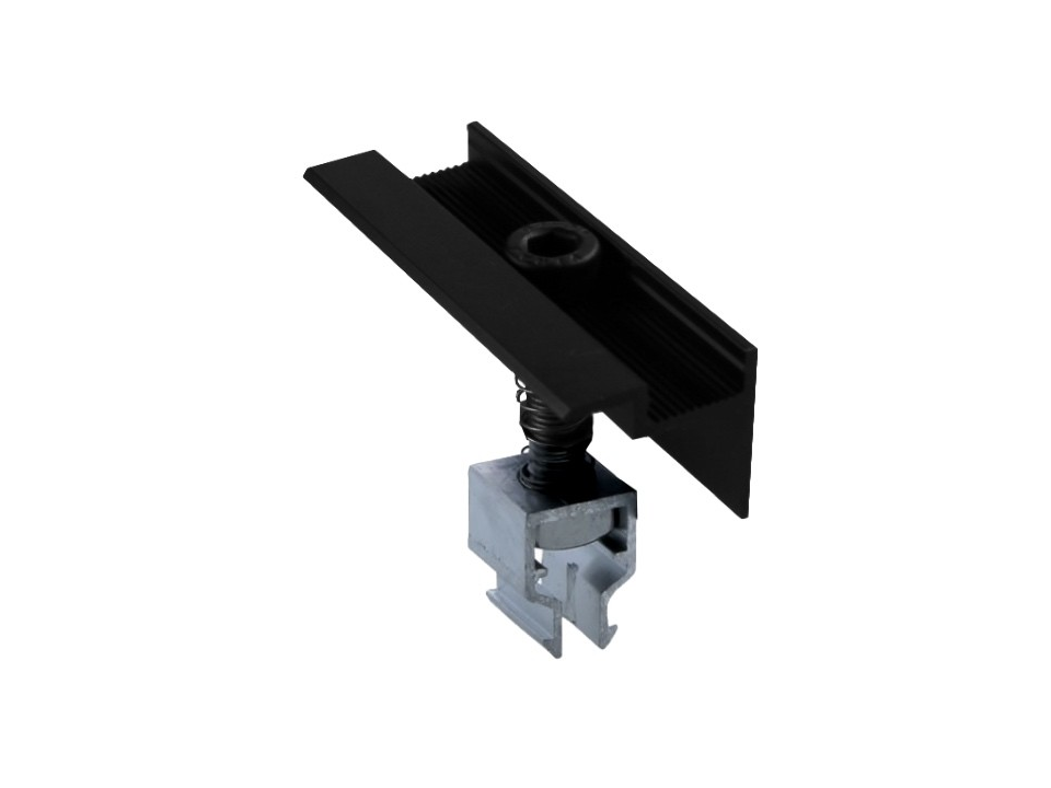 Endklemme (schwarz eloxiert)