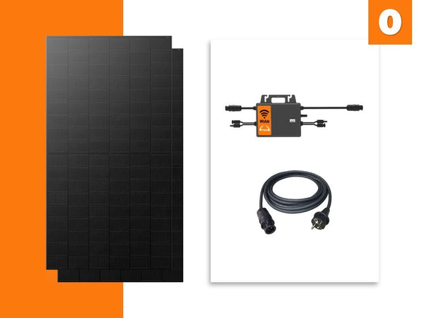 910/800 Watt Balkonkraftwerk TSUN TSOL MS800 GLAS-GLAS Module