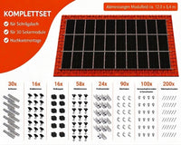 Montageset Schrägdach Unterkonstruktion für 30 Solarmodule