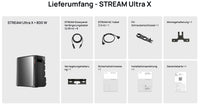 1840 Wp Balkonkraftwerk ECOFLOW STREAM Ultra X & Heckert Solar