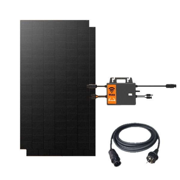 920/800 Watt Balkonkraftwerk TSUN TSOL-MS800 mit 2 Glas-Glas-Modulen